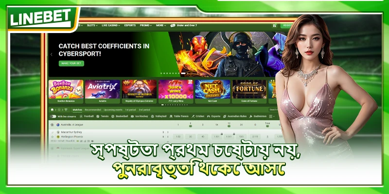 স্পষ্টতা প্রথম চেষ্টায় নয়, পুনরাবৃত্তি থেকে আসে