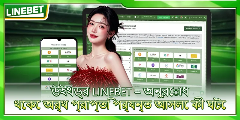 উইথড্র LINEBET – অনুরোধ থেকে অর্থ প্রাপ্তি পর্যন্ত আসলে কী ঘটে