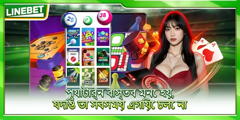 প্যাটার্ন বাস্তব মনে হয়, যদিও তা সবসময় এগিয়ে চলে না